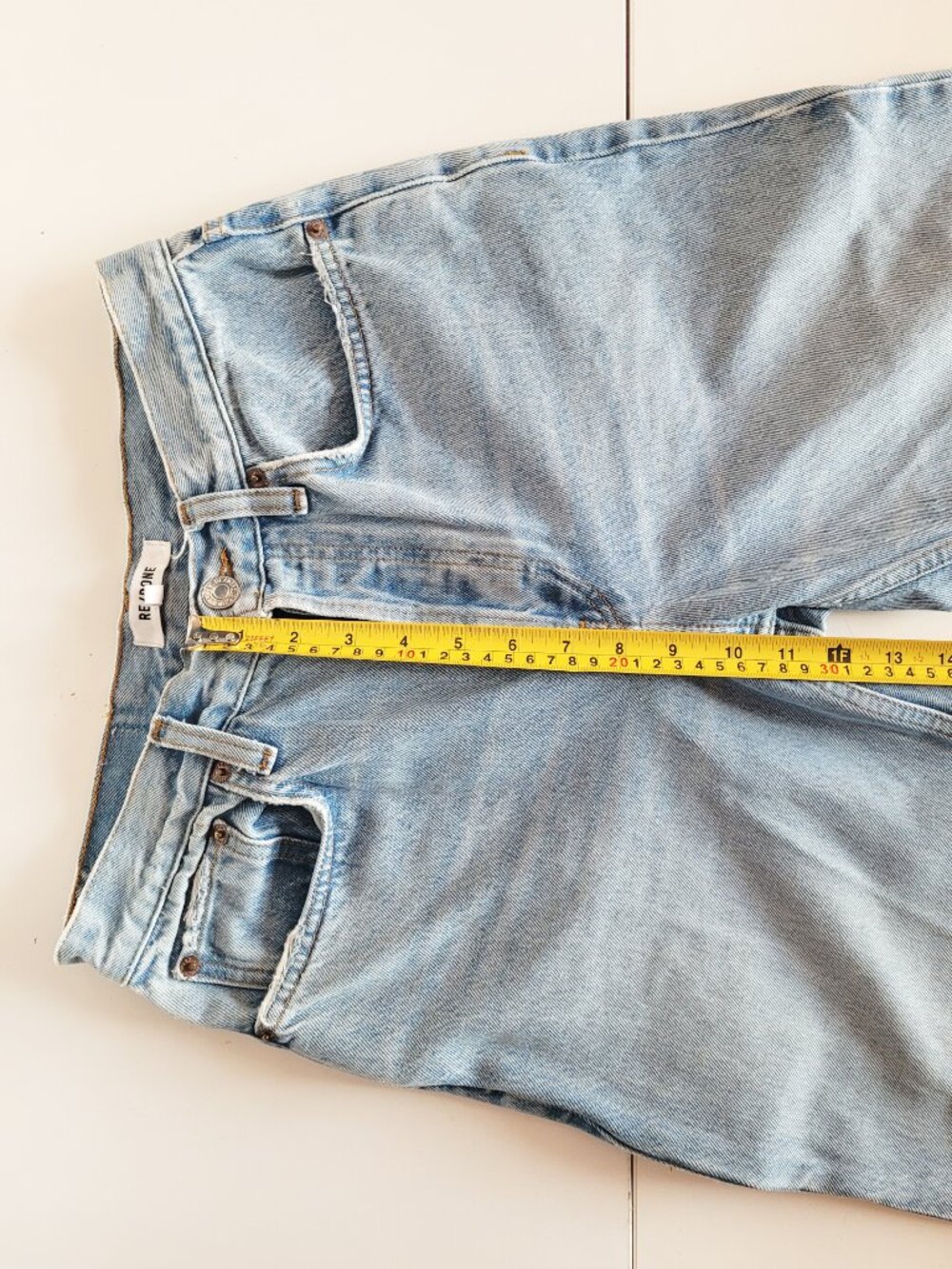 ReDone Light Blue Wide Jeans - Size 27 - Picture 9 of 10